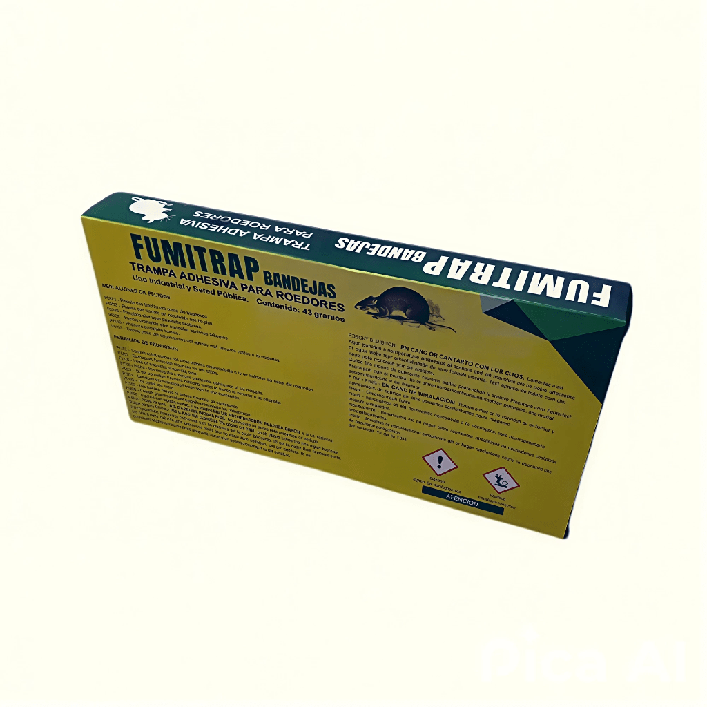 FUMITRAP BANDEJA - TRAMPA ADHESIVA PARA ROEDOR - Imagen 3